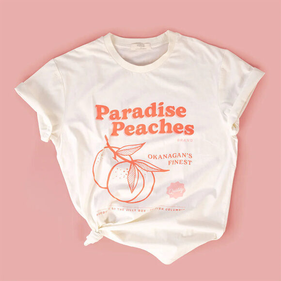 JACKSON ROWE: PARADISE PEACHES TEE - Picture 1 of 5